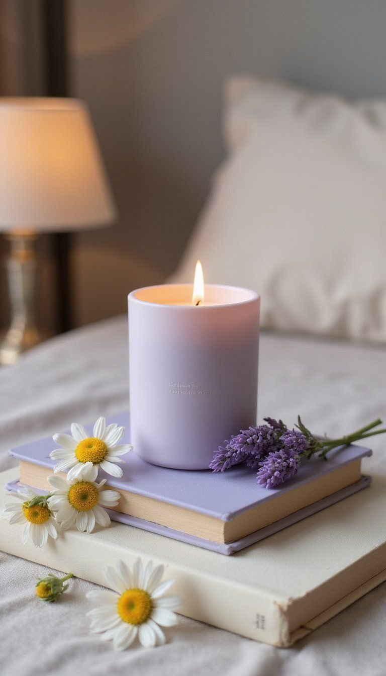Lavender Chamomile Sleepy Candle For Bedtime