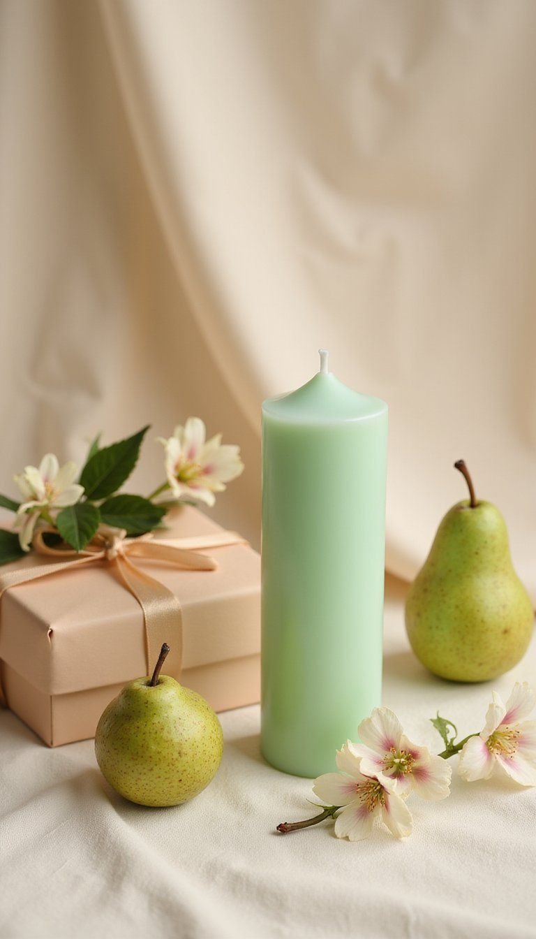 Pear Freesia Gentle Candle For Baby Showers