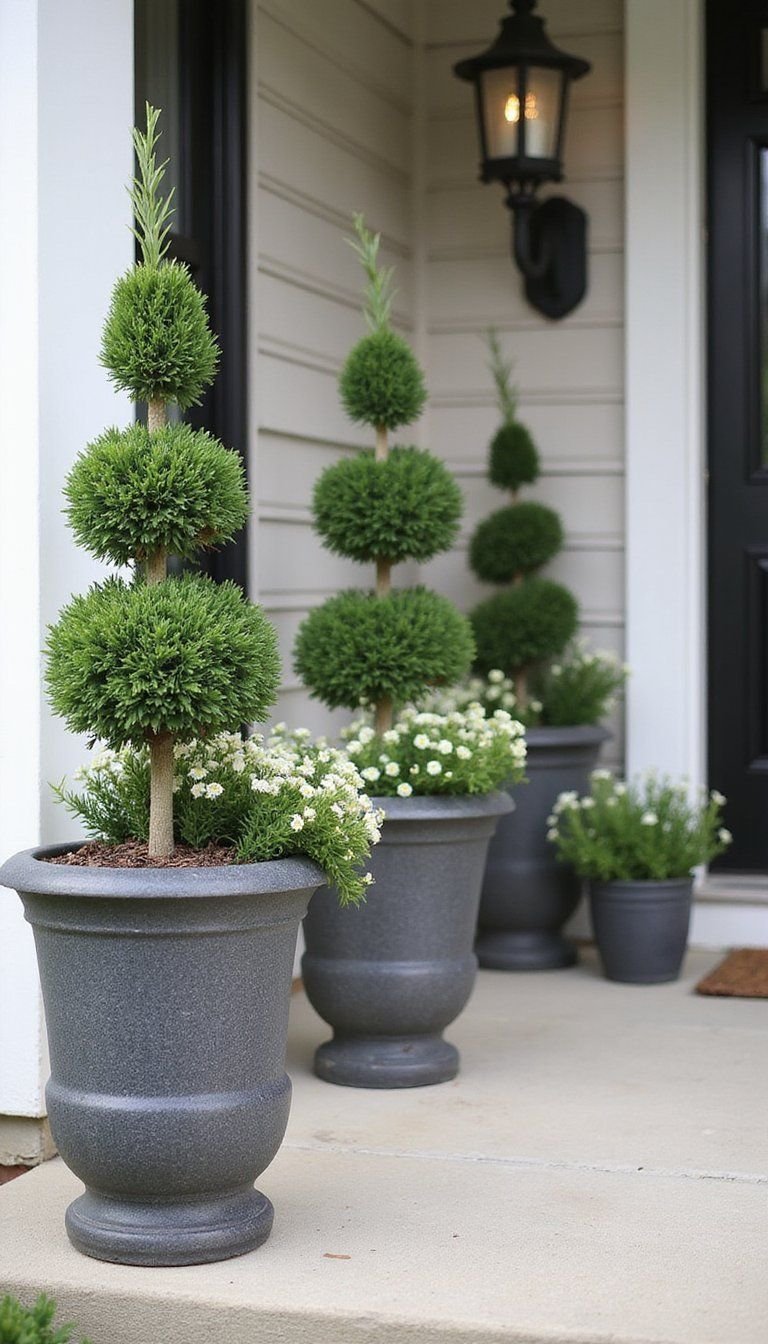 Low-Maintenance Evergreen Pots For Year-Round Structure