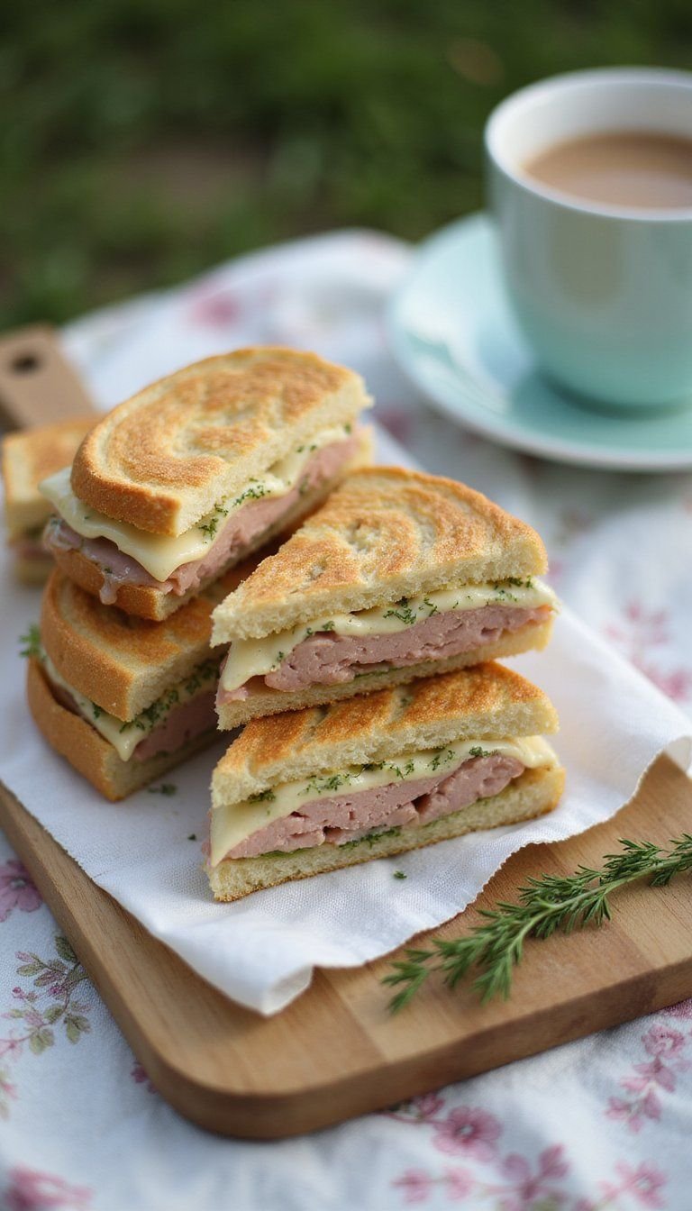 Cucumber Dill Tea Sandwiches On Rye