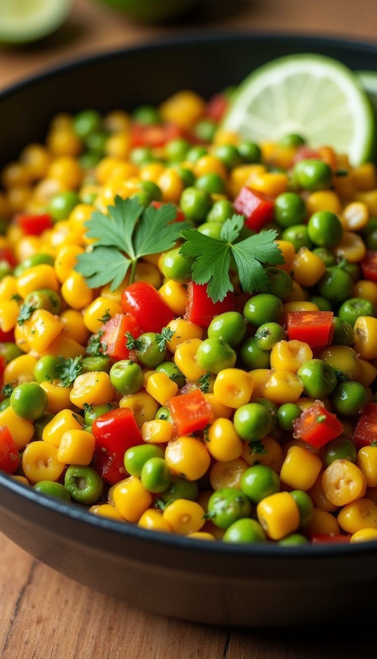 Edamame And Corn Succotash With Lime