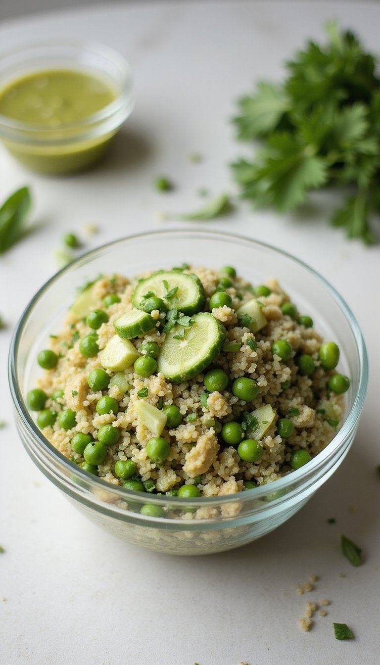Herbed Quinoa Toss With Spring Veg Mix