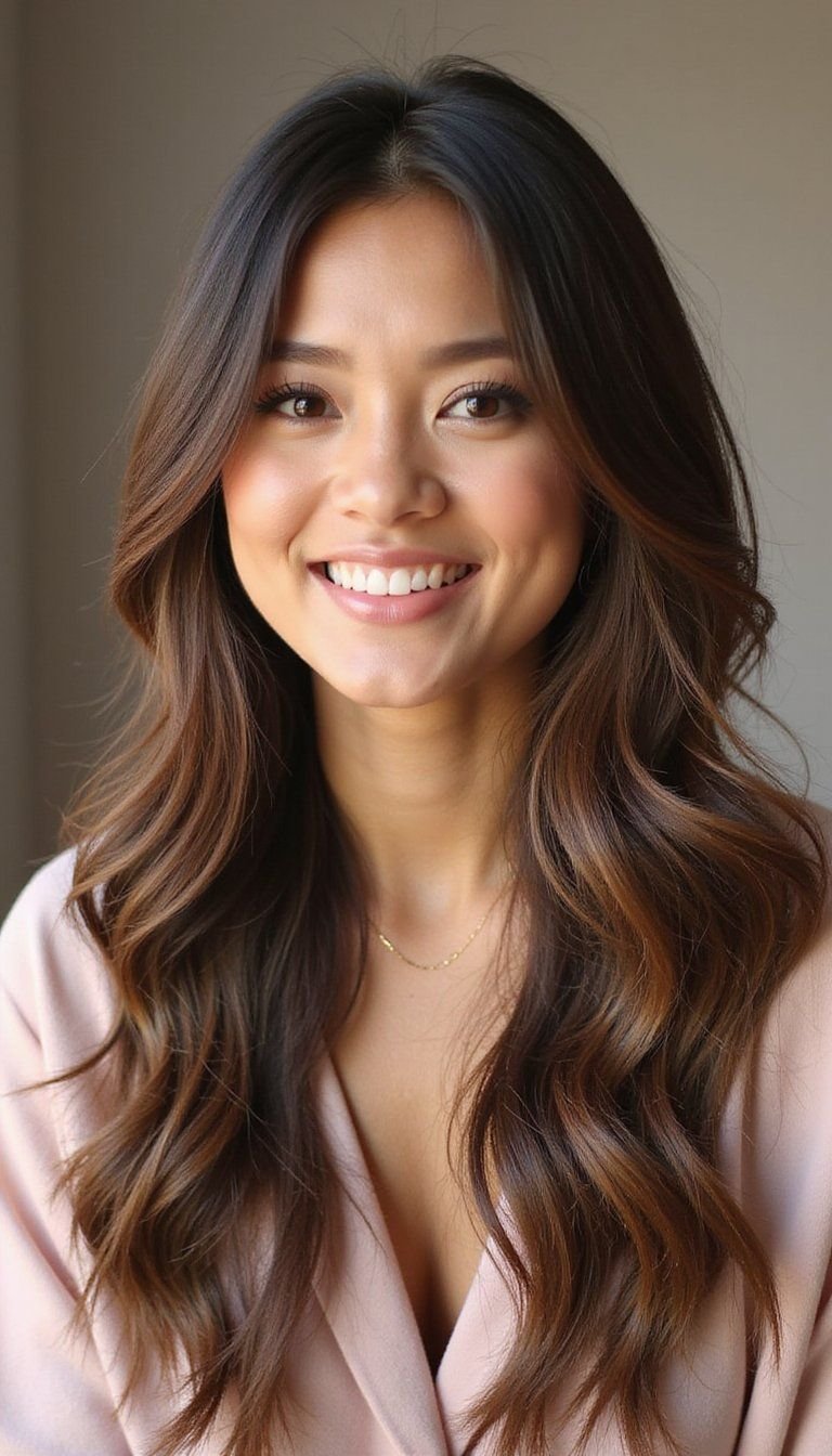 Long Step Cut Layers With Face-Framing Pieces