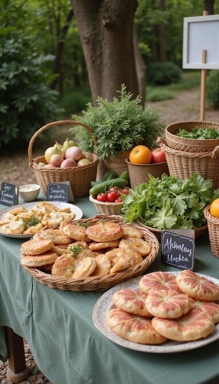 Farmers Market Inspired Brunch With Fresh Baskets