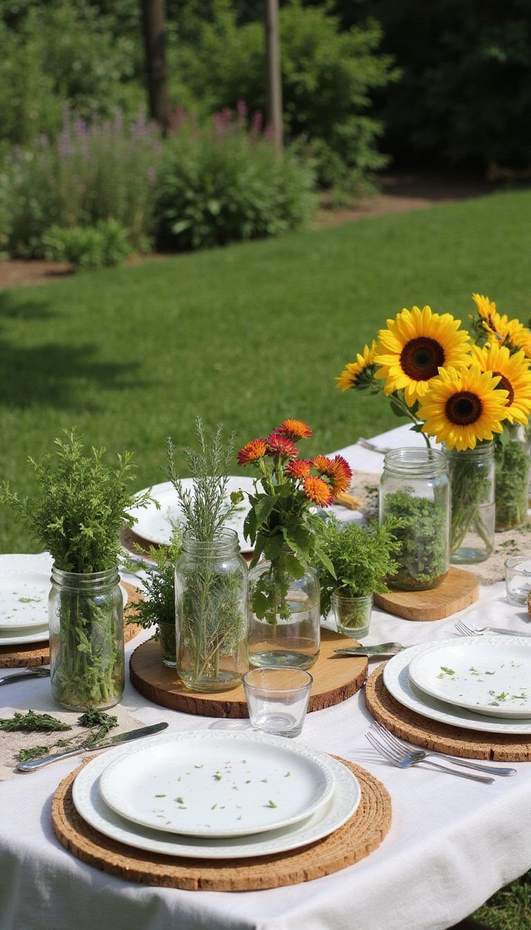 Garden-To-Table Picnic With Fresh Herbs