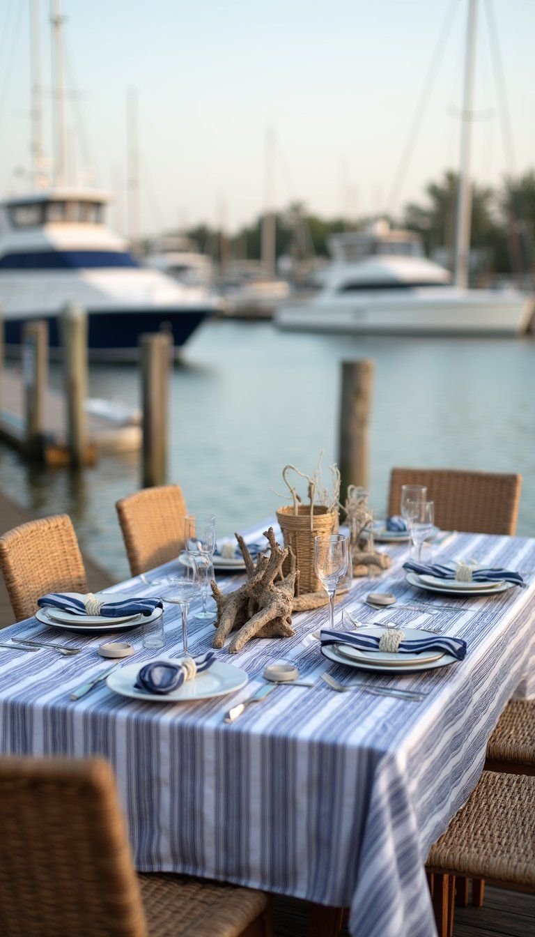 Nautical Sailboat Brunch On The Dock