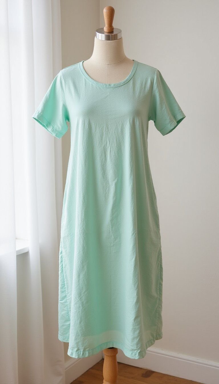 Lightweight Cotton A-Line Dress For Day Trips