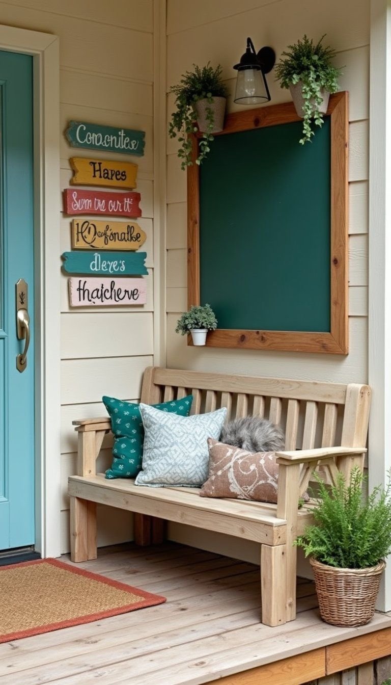 Kids Chalkboard Wall And Fun Summery Signs