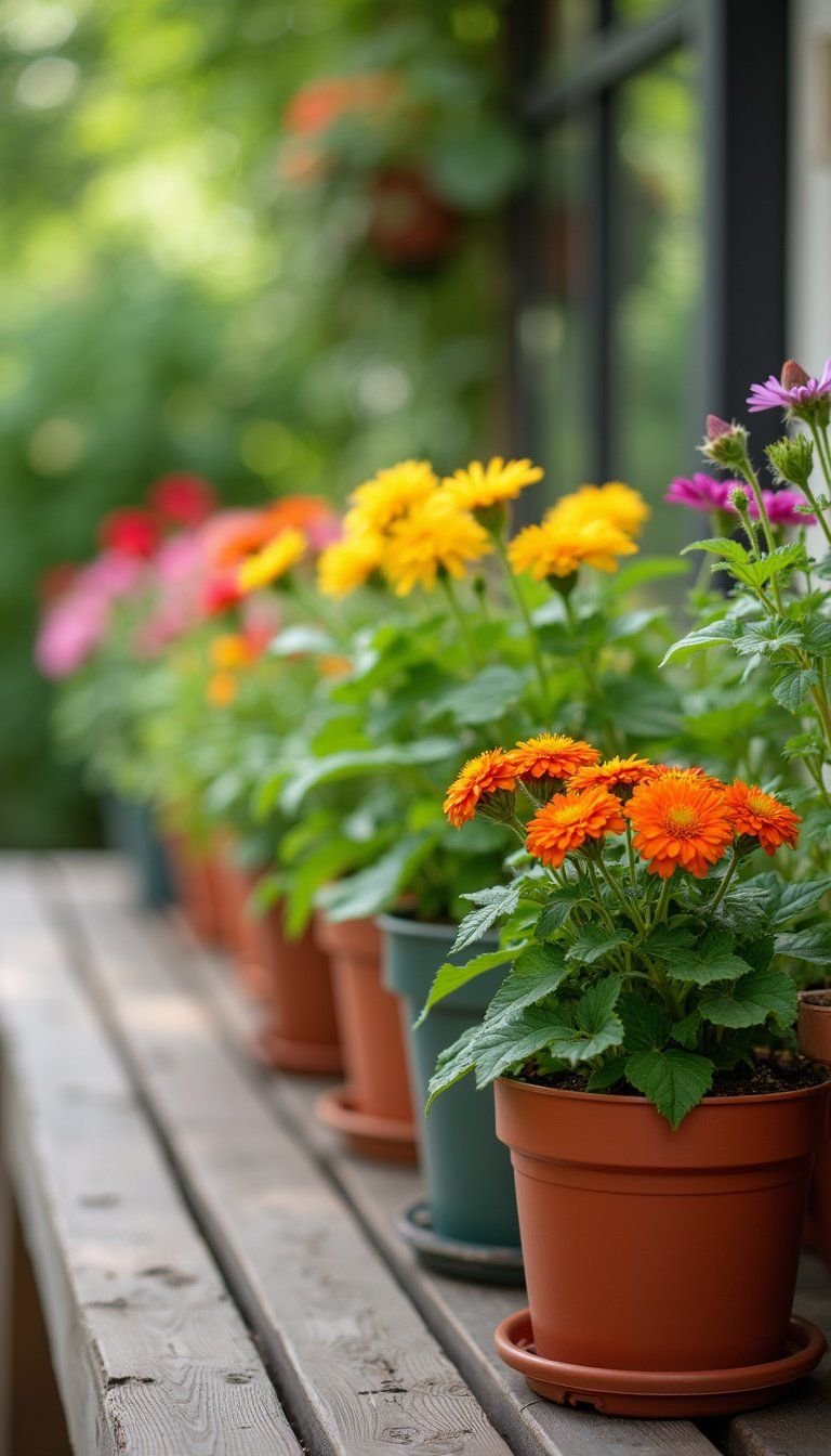 Succession Planting Pots For Continuous Blooms
