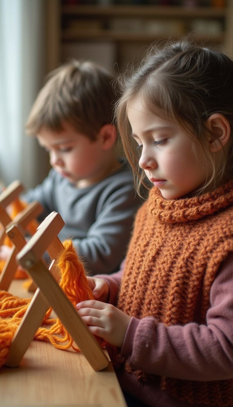 Mini Harvest Yarn Weaving Frames for Decor