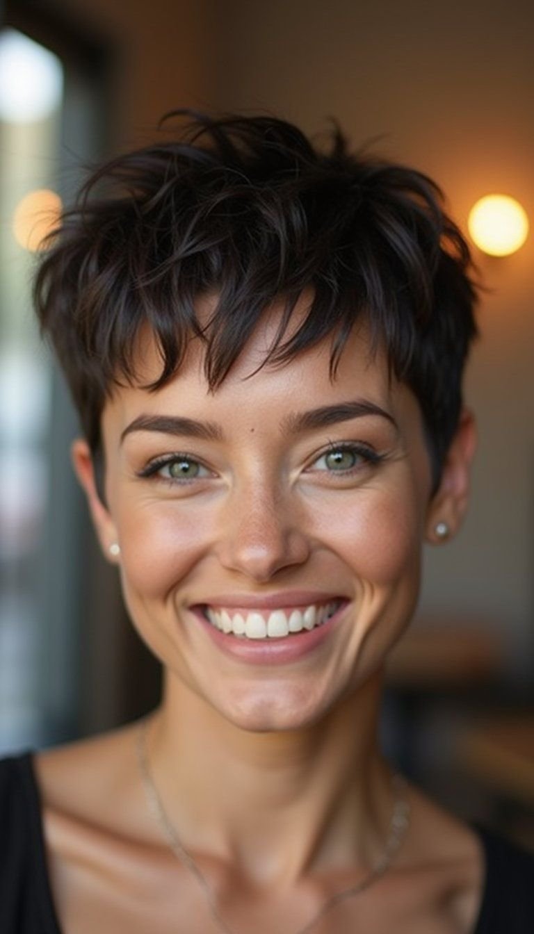 Choppy Textured U-Shape For Edgy Vibes