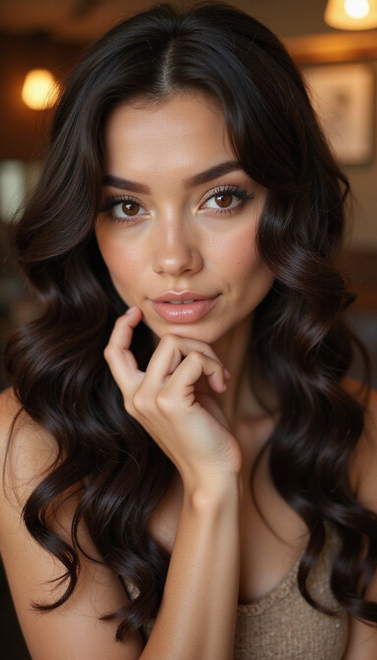 Wet Look Finger Waves For Retro Glam Appeal