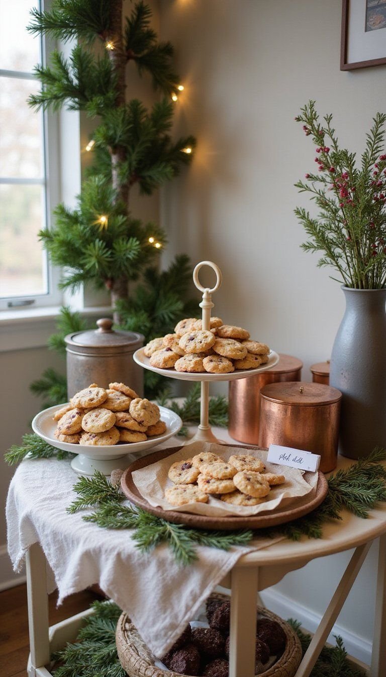 Festive Cookie Pairing Coffee Cart For Holiday Entertaining