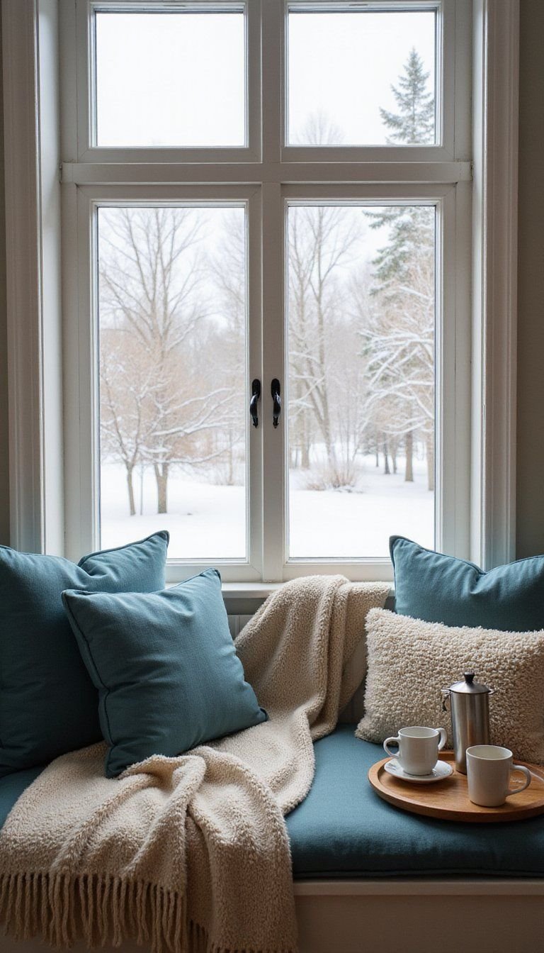 Window Seat Morning Coffee Nook With Winter Views