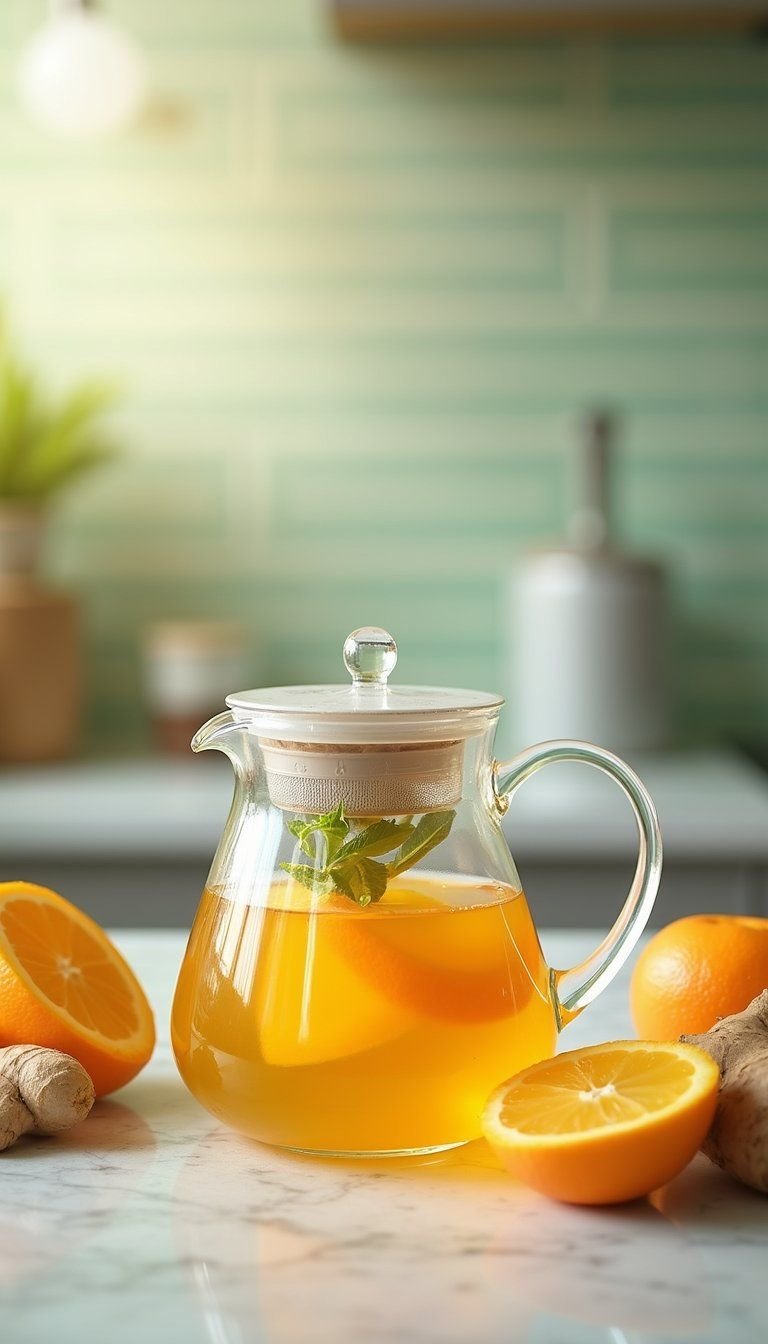 Citrus Ginger Sunrise Immune Boost Tea