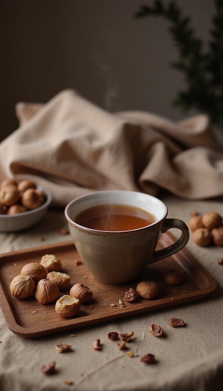 Cocoa Nib Hazelnut Tea For Nutty Winter Indulgence