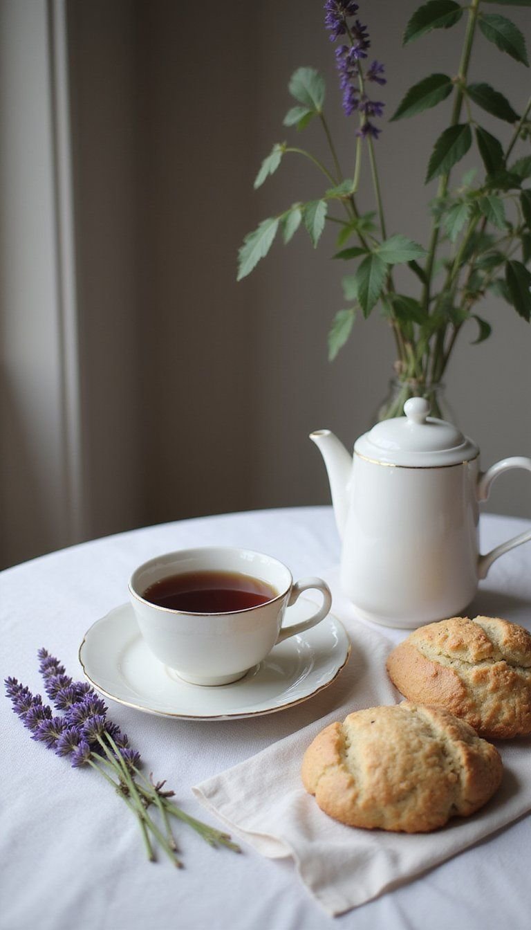 Lavender Earl Grey For Elegant Afternoon Tea