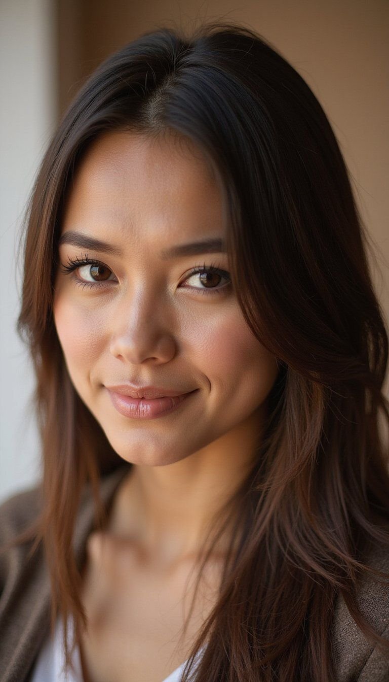 Wolf Cut With Sleek Straight Finish For Glam