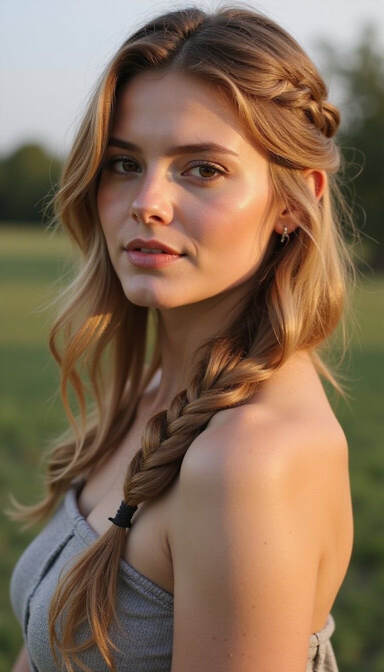 Braided Accent Along A Zigzag Part