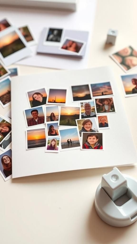 Photo collage that tells a shared story