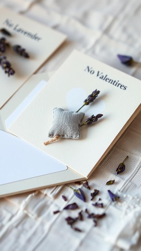 Scented sachet tucked inside a fold