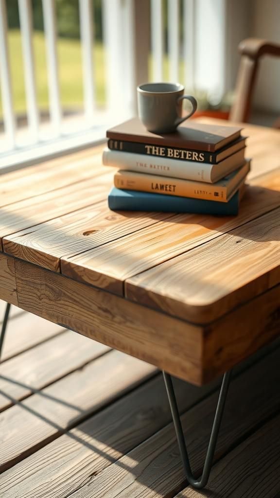 Low Rustic coffee table from pallet wood