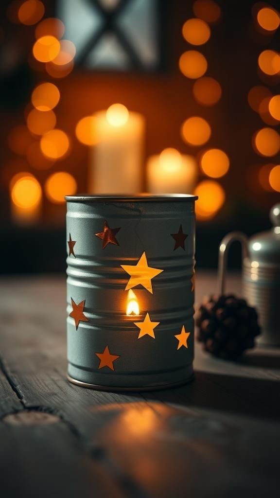 Vintage-inspired candle holders with embossed charm