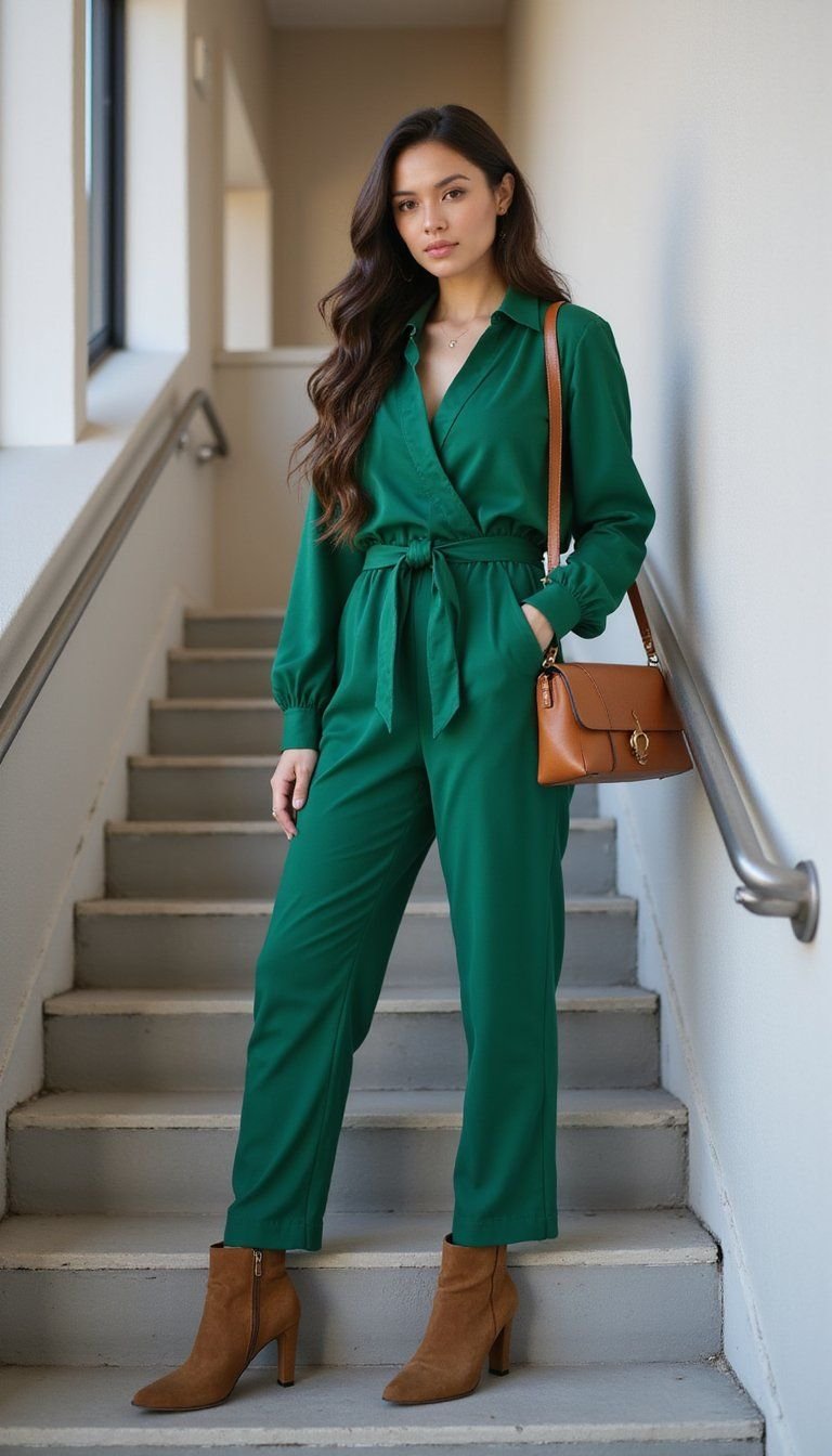 Monochrome Green Co-ord Set
