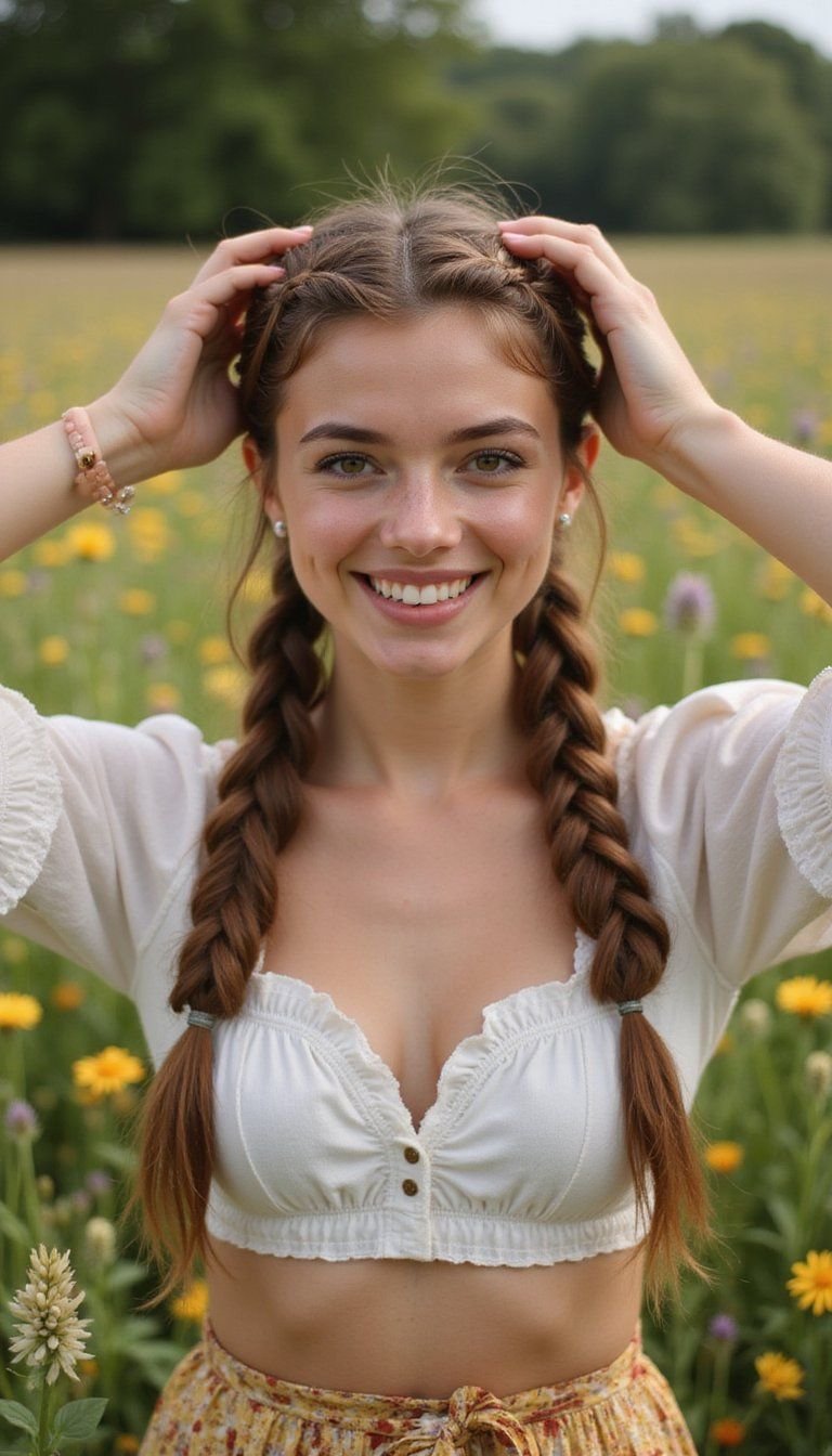 Dutch Milkmaid Braids For Classic Charm