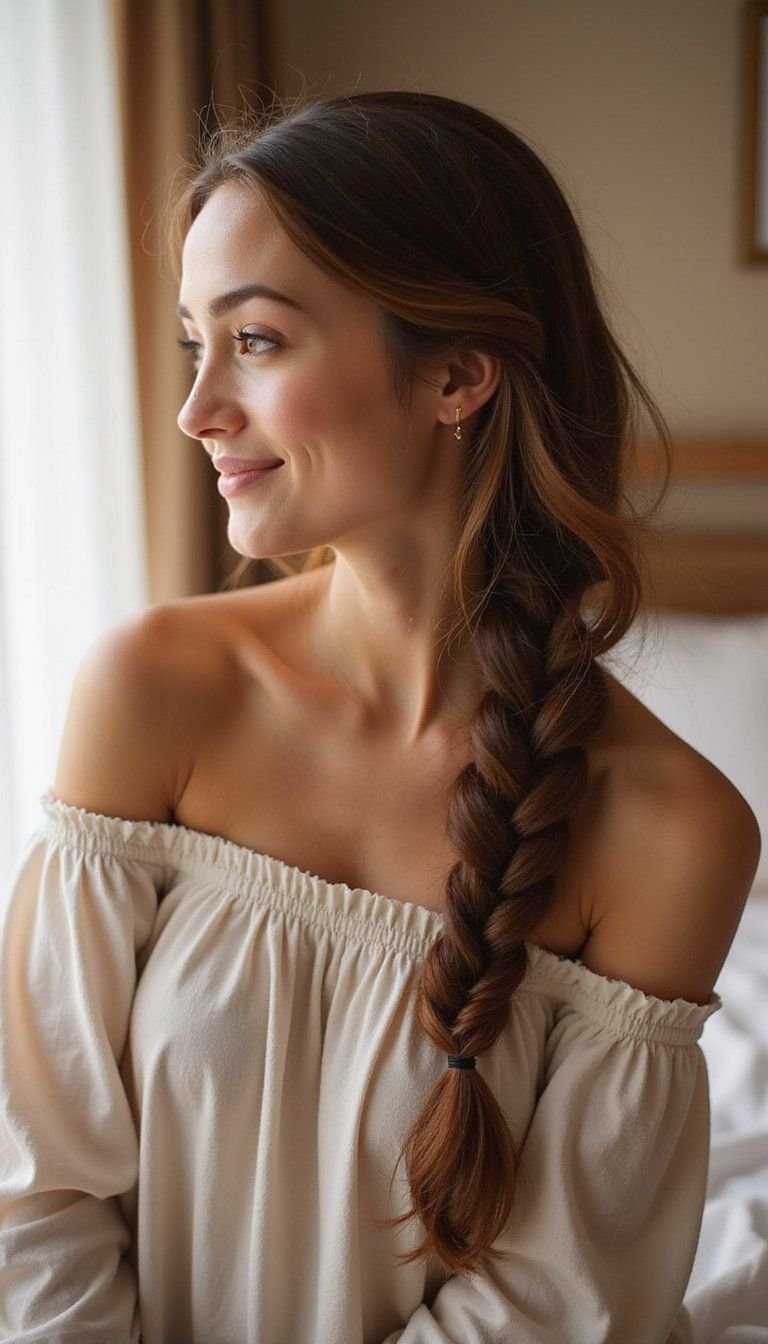 French Braid To Loose Wave Overnight Method