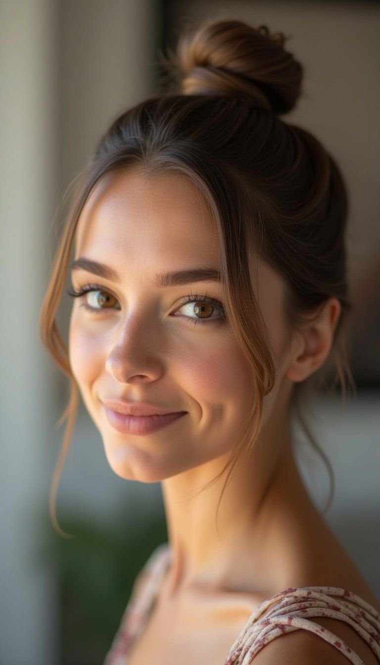 Sleek No Heat Low Bun For Workdays