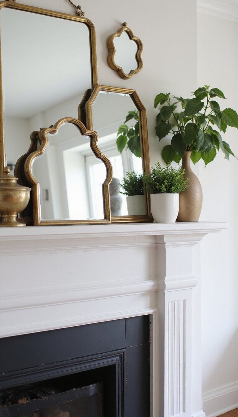 Clustered Mirrors to Bounce Green Accents