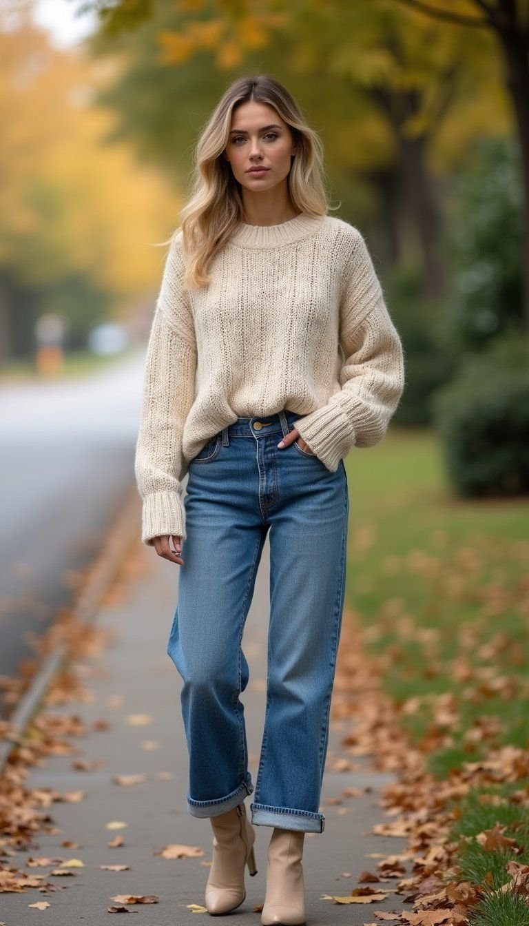 Cozy Knit Sweater Reworked